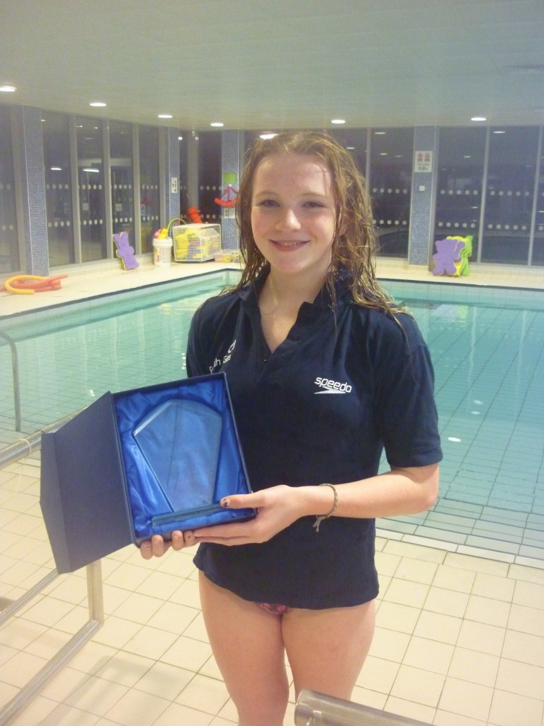Success For Abbie Wood At Derbyshire Sports Awards Buxton Swimming Club 